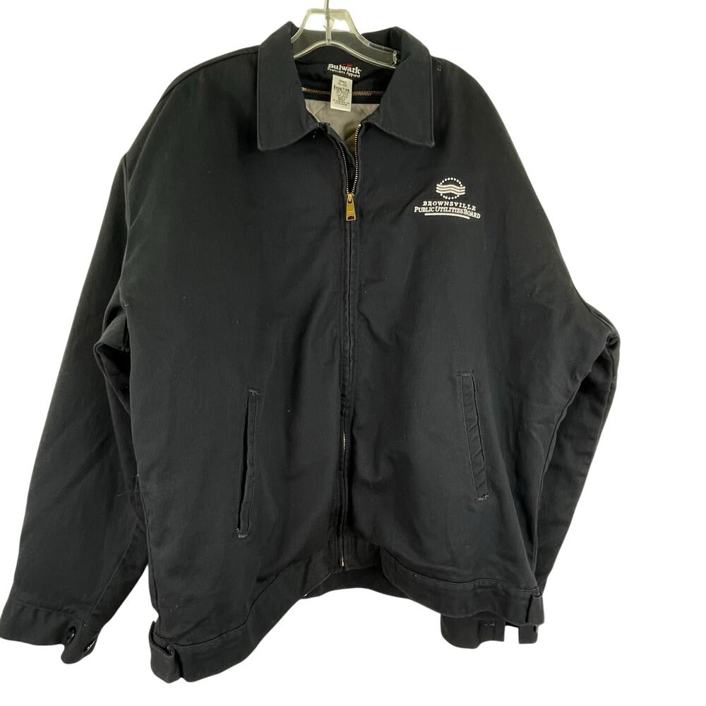 Bulwark Protective Apparel Blue Full Zip Jacket Men's XL FR Flame Resistant
